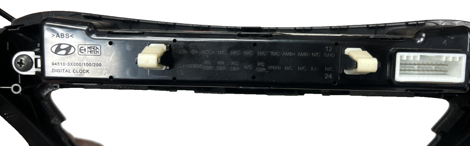 13 2013 Hyundai Elantra Center Dash Radio Clock Bezel Trim 94510 3X000