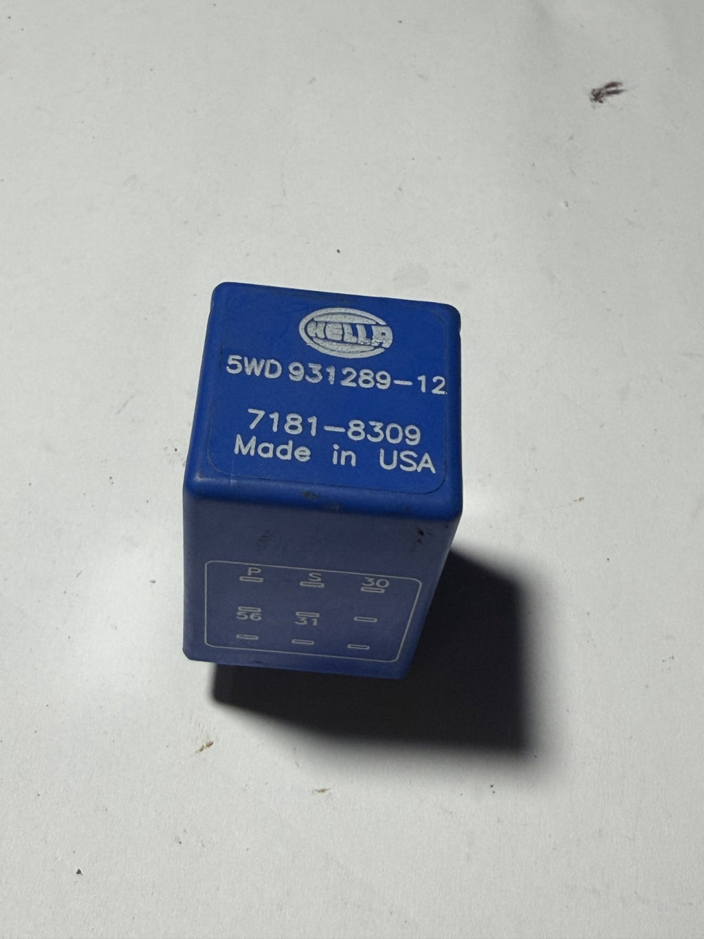 Hella 5-Pin Relay 7181-8309 5WD 931289 12 Blue