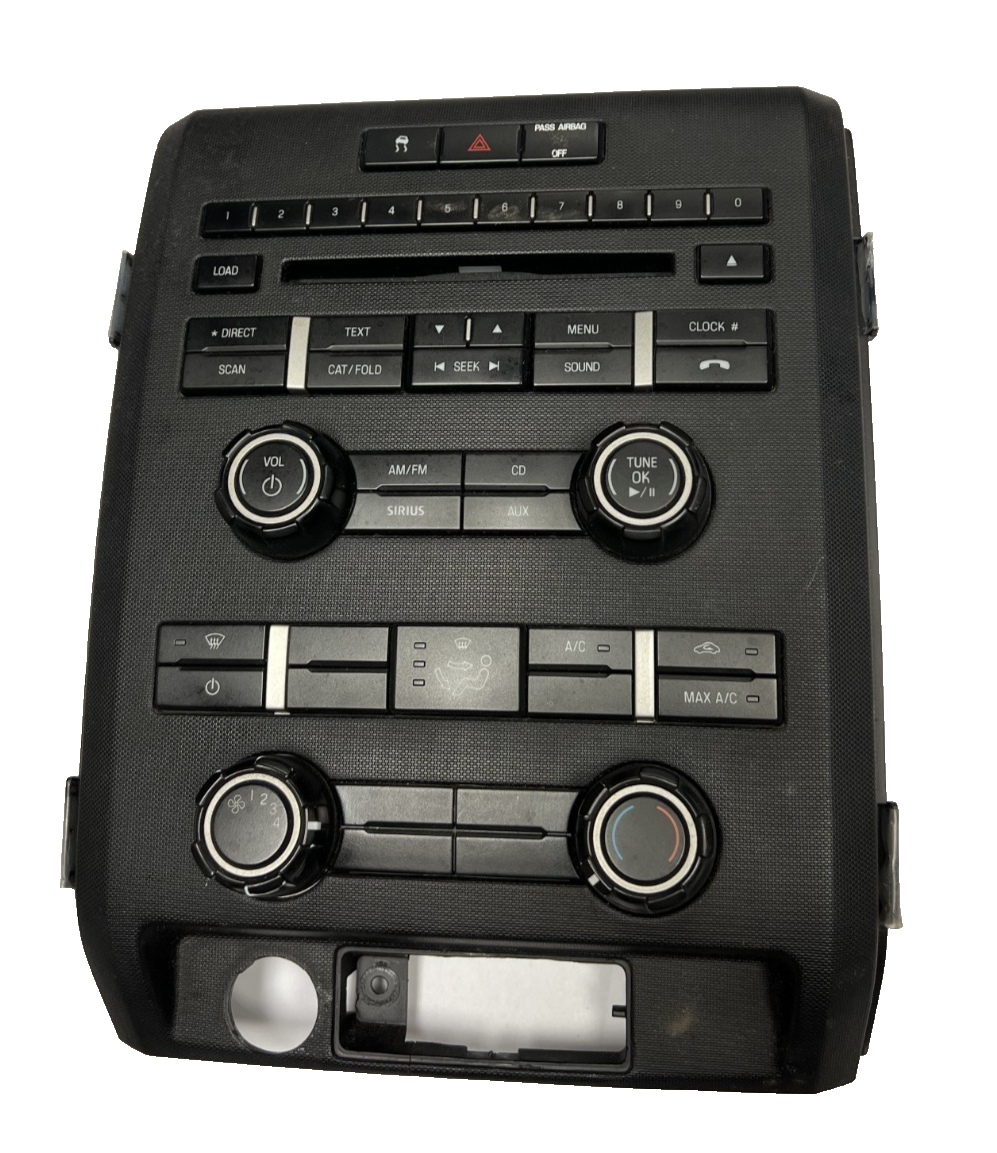 2009-2012 Ford F-150 F150 Radio Stereo AC Climate Control Panel 9L3T 18A802 HA
