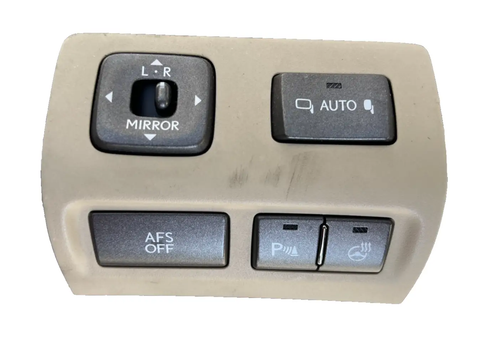 07-09 Lexus LS460 Front Auto Fold Mirror Switch Heated Wheel Button 84870 50370 by Toyota