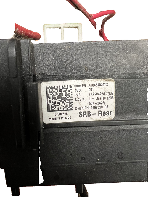 06-13 Mercedes W251 R500 4MATIC Rear SAM Fuse Relay Box A1645403372, 13658529