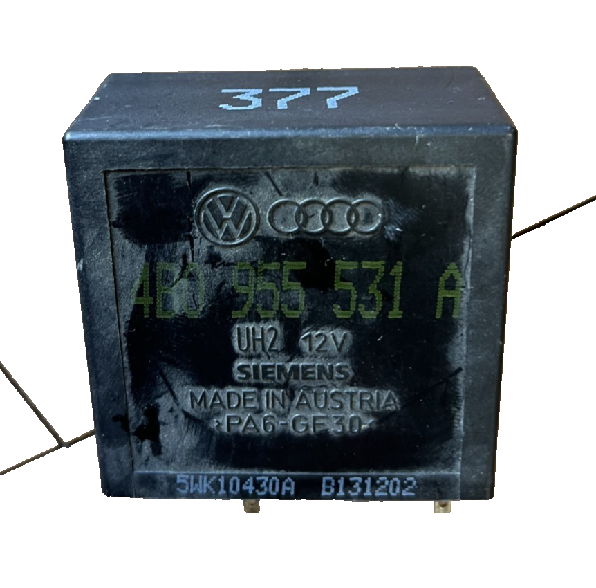 Wiper Relay 12V 4B0 955 531 A, B131202 fits Volkswagen Audi Jetta Golf
