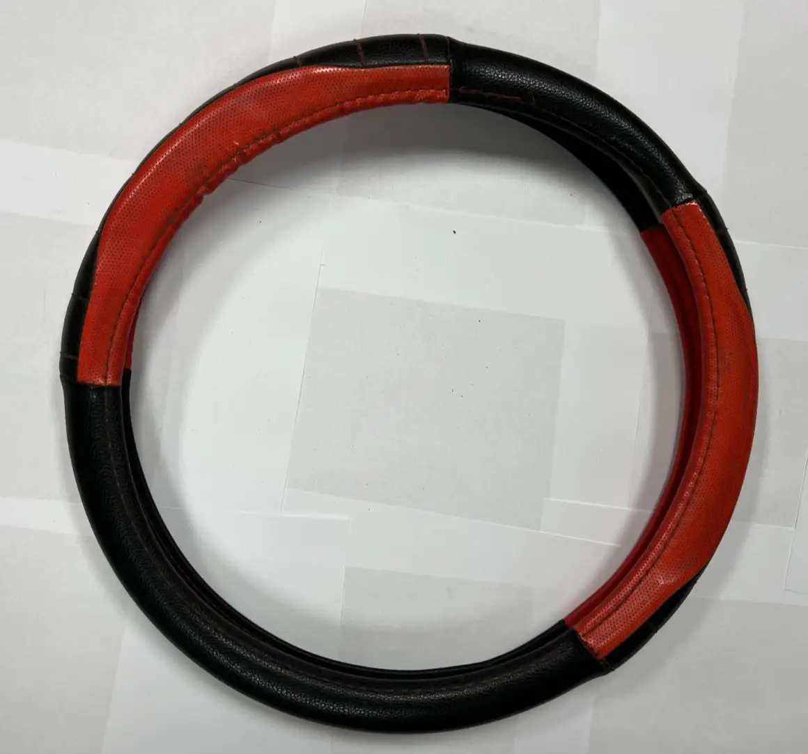 Universal Steering Wheel Cover Black Red for Steering Wheel Protection, Grip by OEM