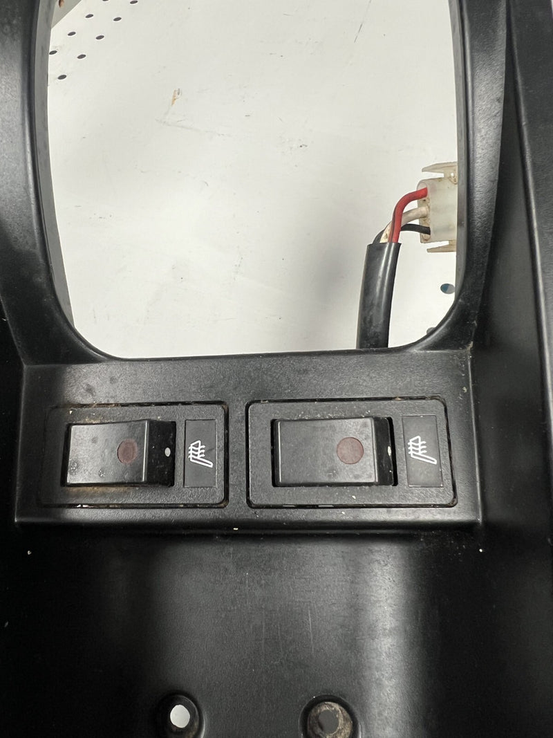 1990-1995 Volvo 940 Center Console Shifter Trim Bezel with Heated Seat Switch