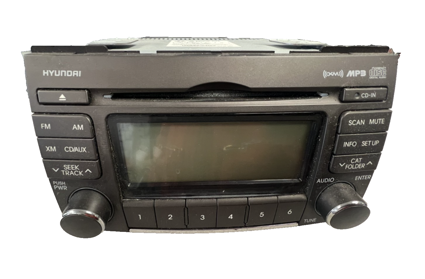 2009-2010 Hyundai Sonata XM AM FM CD Radio Receiver Display 96185 3K100 A 200NFU