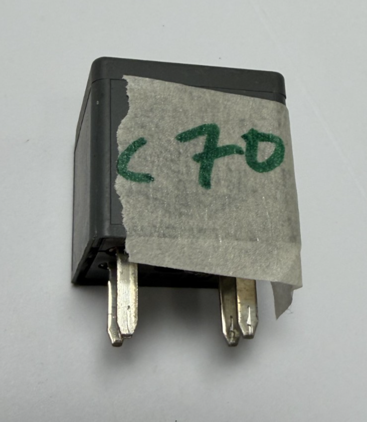 Siemens 4-Pin Starter Relay 12193604 3604 Black fits 1999-2005 Pontiac Grand
