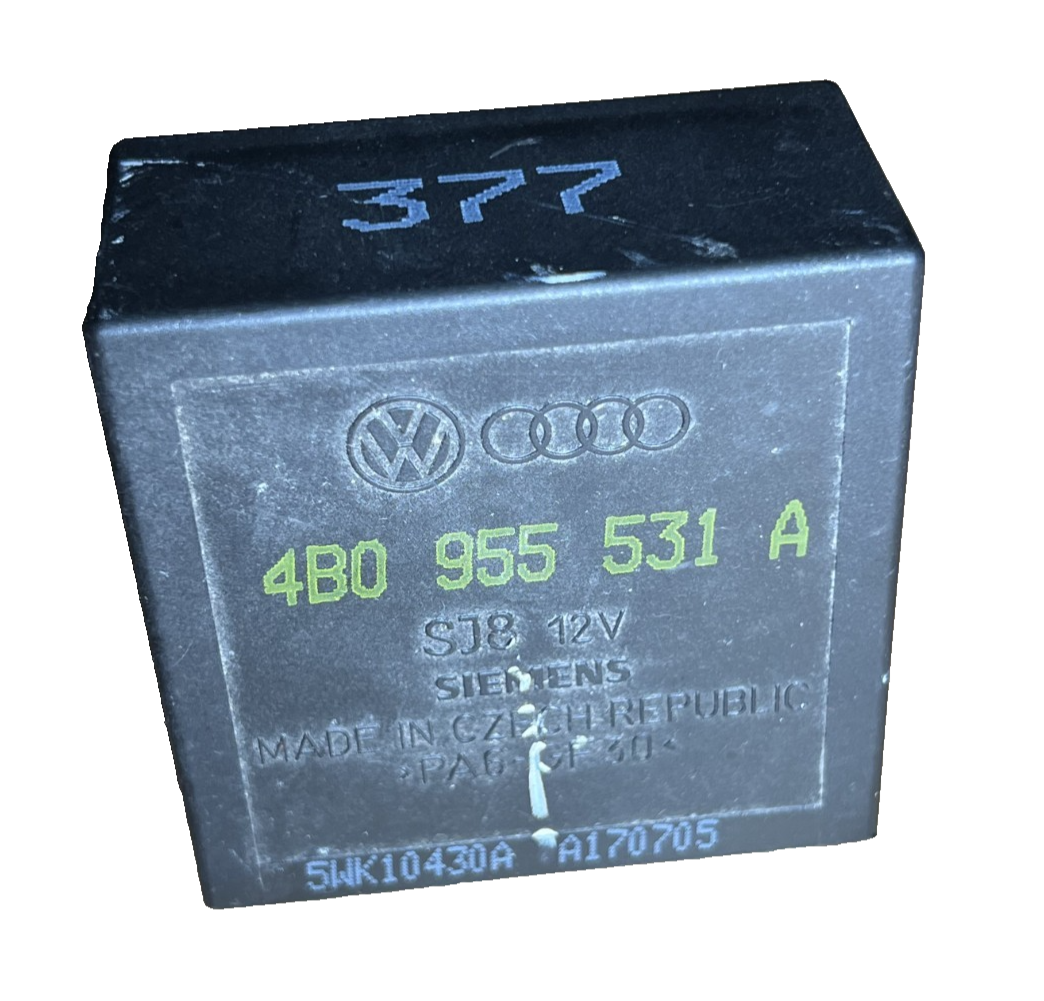 #377 Wiper Relay 4B0 955 531 A, 5WK10430A 12V fits Volkswagen Audi Jetta Golf