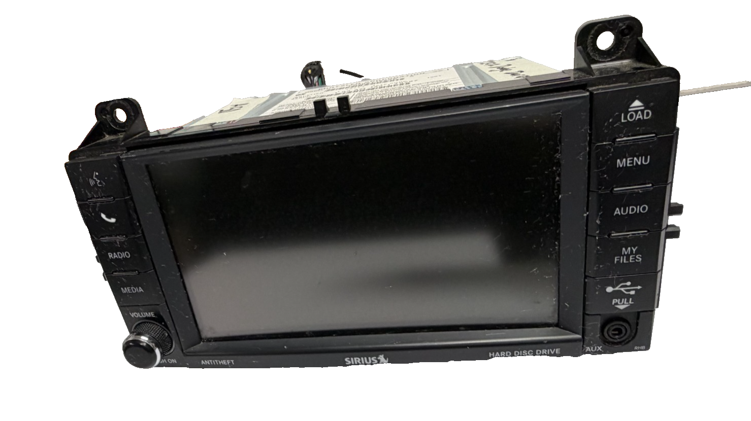 12 2012 Dodge Durango Navigation Radio CD DVD Player 05091192AB Black