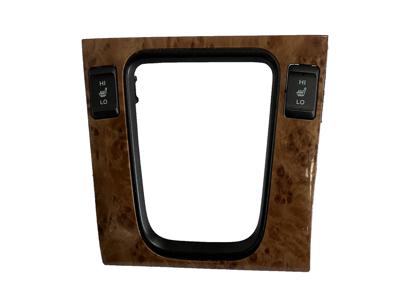 03 04 05 06 07 Honda Accord Shifter Trim Bezel with Heated Seat Switch Brown