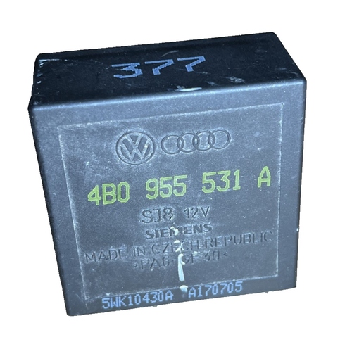 #377 Wiper Relay 4B0 955 531 A, 5WK10430A 12V fits Volkswagen Audi Jetta Golf
