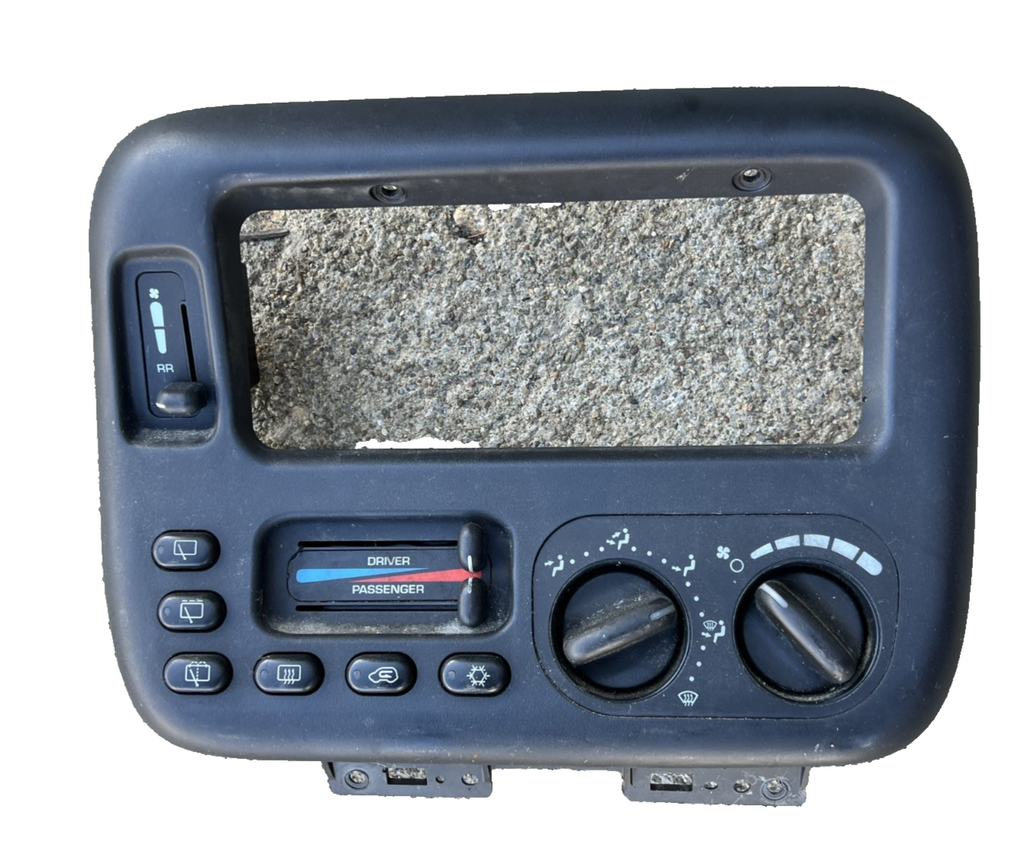 AC Climate Radio Control Panel Bezel 04677917AB fits 1996-2000 Dodge Caravan