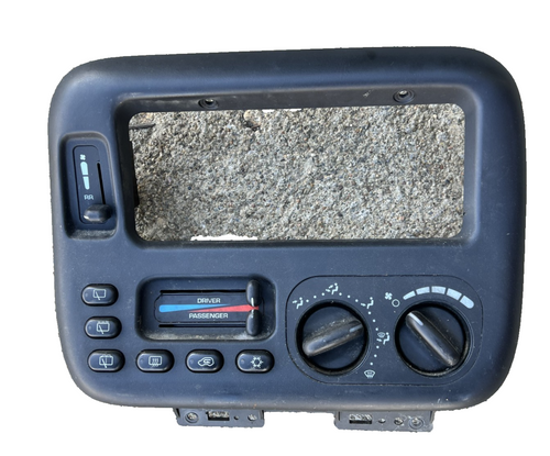 AC Climate Radio Control Panel Bezel 04677917AB fits 1996-2000 Dodge Caravan