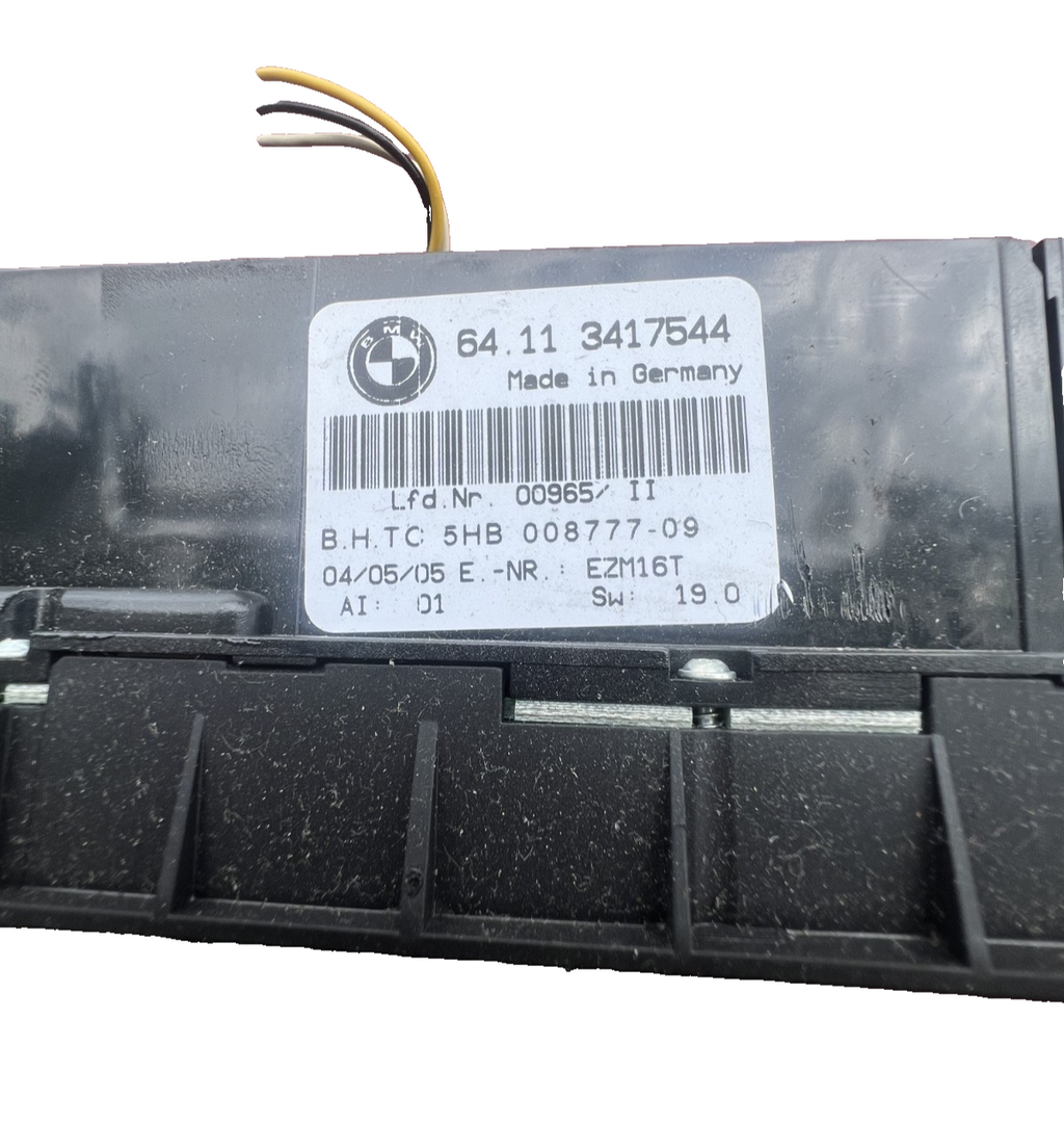 Heater Climate Control Temperature Control 3417544 fits 2004-2006 BMW X3