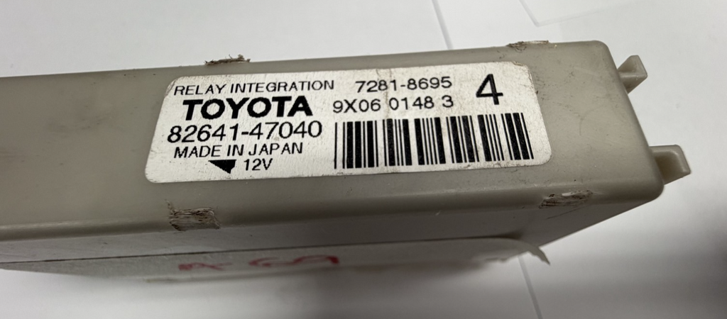 11 12 13 14 15 Toyota Prius Relay Integration Fuse Box Module 82641 47040