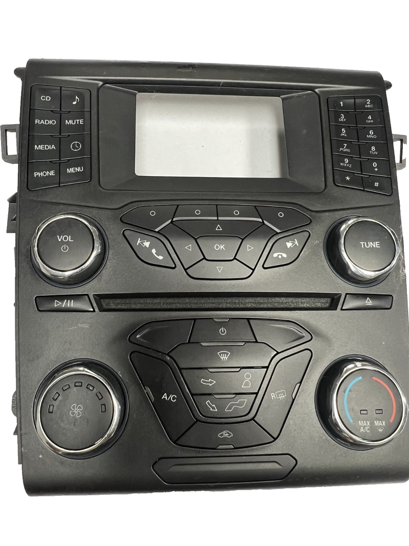 14-16 Ford Fusion Center Dash Radio Screen AC Heater Control Panel GS7T 18E243