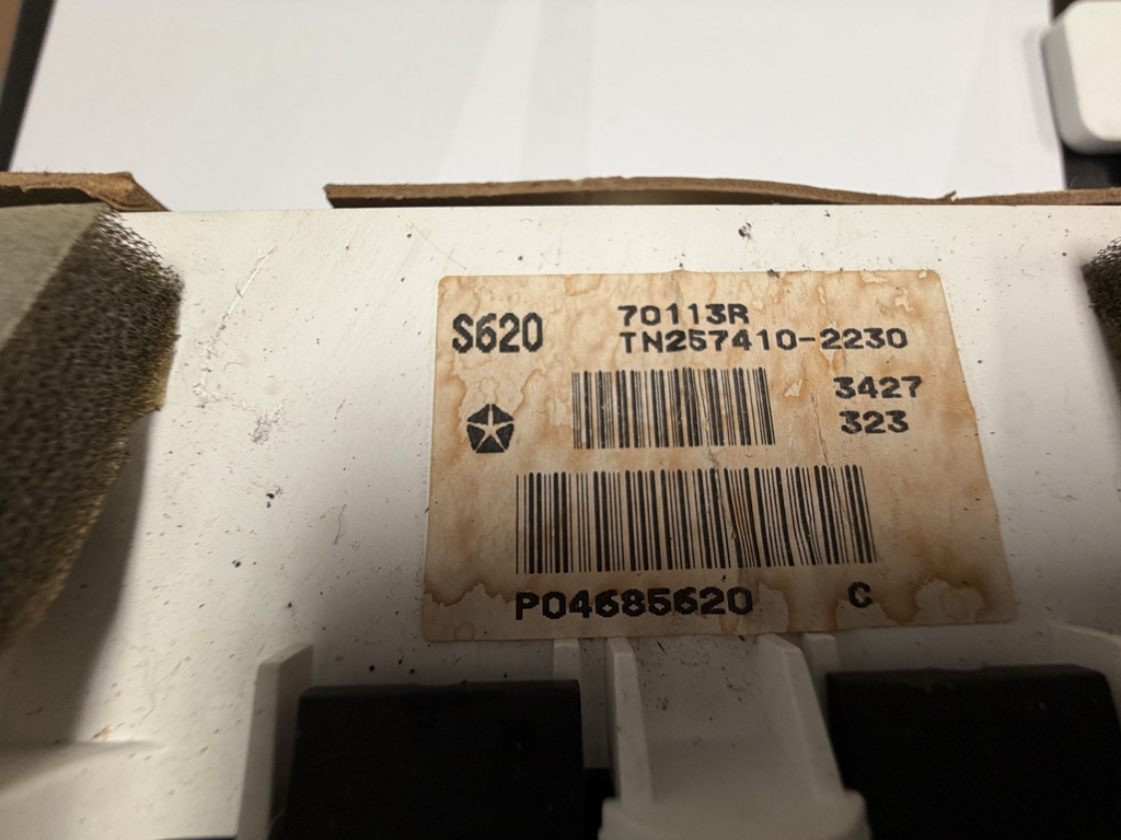1997-2000 Dodge Caravan Voyager Instrument Cluster Speedometer TN257410 2230
