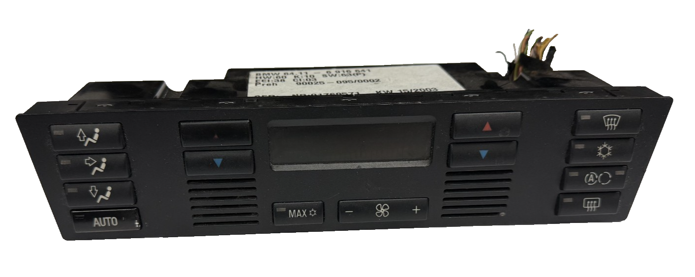 1995-2003 BMW E39 AC Air Conditioning Heater Climate Control 6 916 641