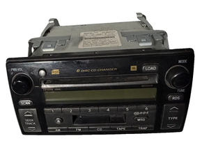 02 03 04 Toyota Camry Radio Stereo 6 Disc Changer Tape CD Player 86120 AA060