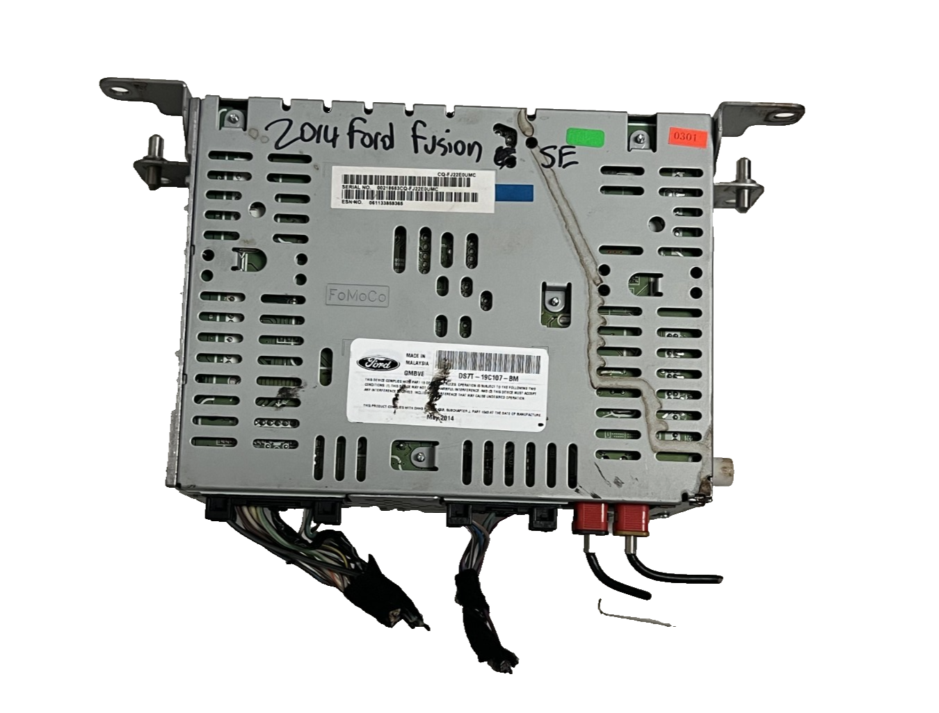 14 2014 Ford Fusion SE Radio CD Player MP3 Receiver OEM DS7T 19C107 BM