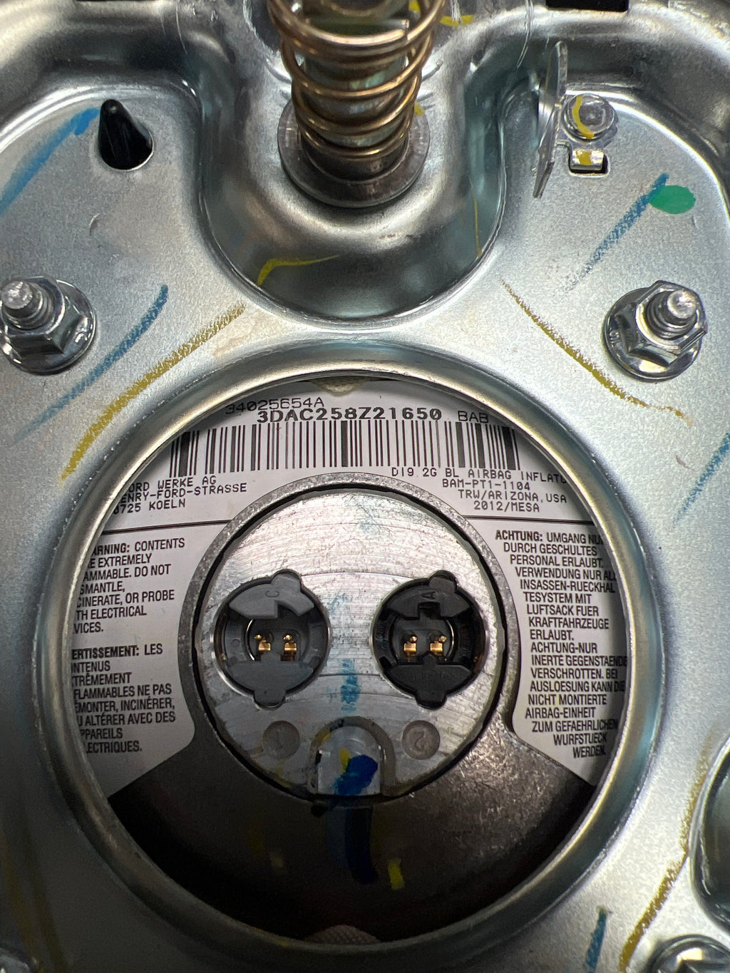 2013 Ford F-150 Air bag OEM 34027563D airbag  BL34 15043B13 AA35B8