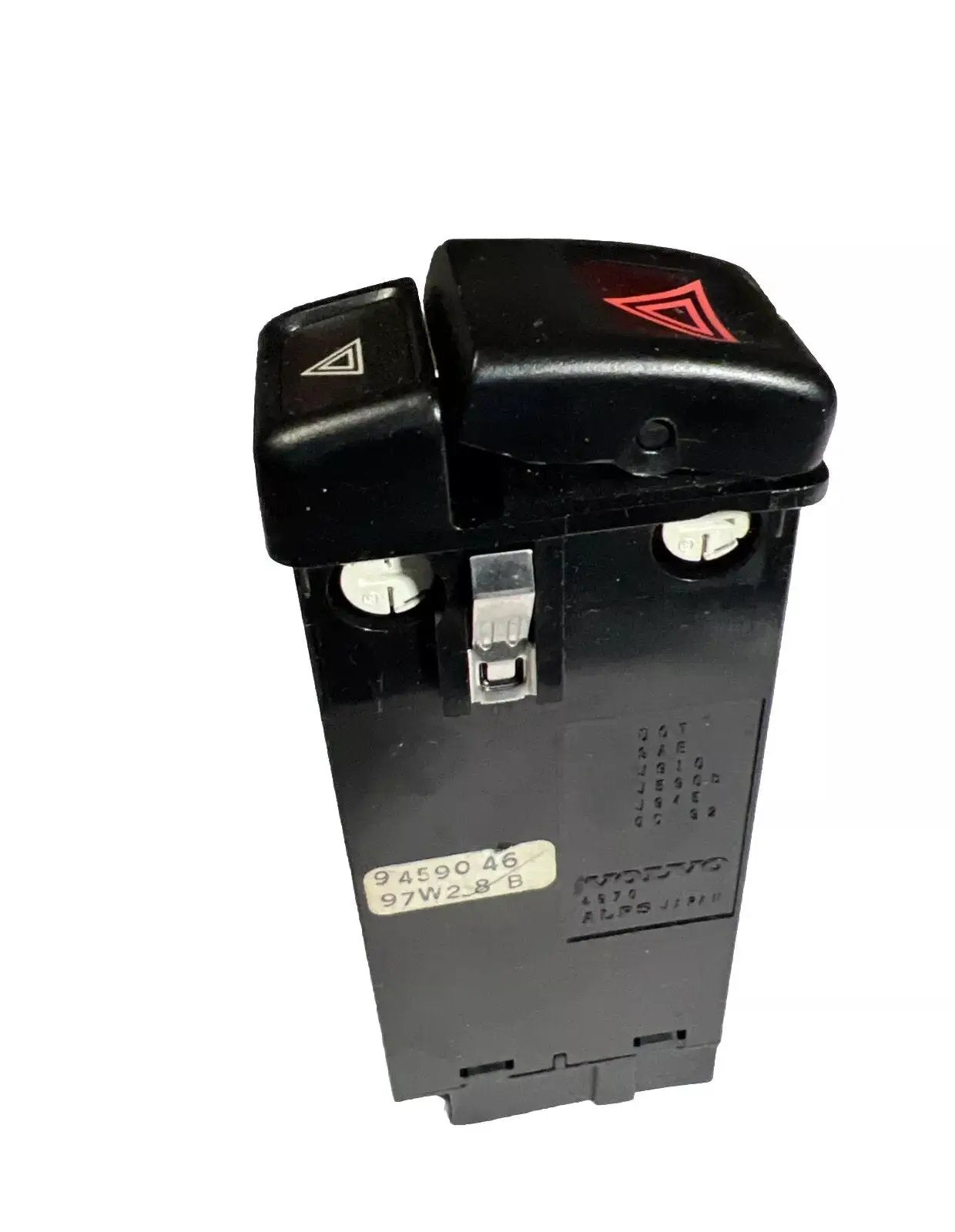 VOLVO 850 960 S90 V90 Hazard Switch 91459046 9125204 9442711 9128265 9162844 OEM by DALEY1DEALS,LLC.