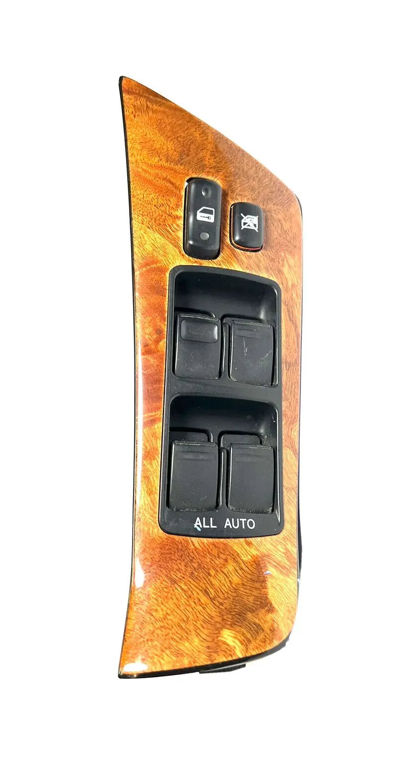 OEM LEXUS RX300 1999-03 FRONT LEFT DRIVER DOOR MASTER WINDOW CONTROL SWITCH WOOD by DALEY1DEALS,LLC.