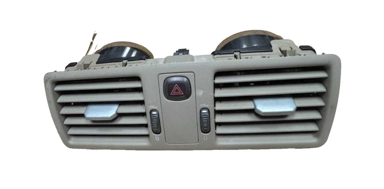 2003-2009 Volvo XC90 Center Dash Air Double Vent Grill Trim with Hazard Switch