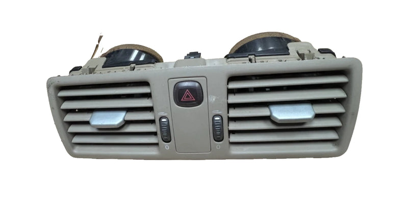 2003-2009 Volvo XC90 Center Dash Air Double Vent Grill Trim with Hazard Switch