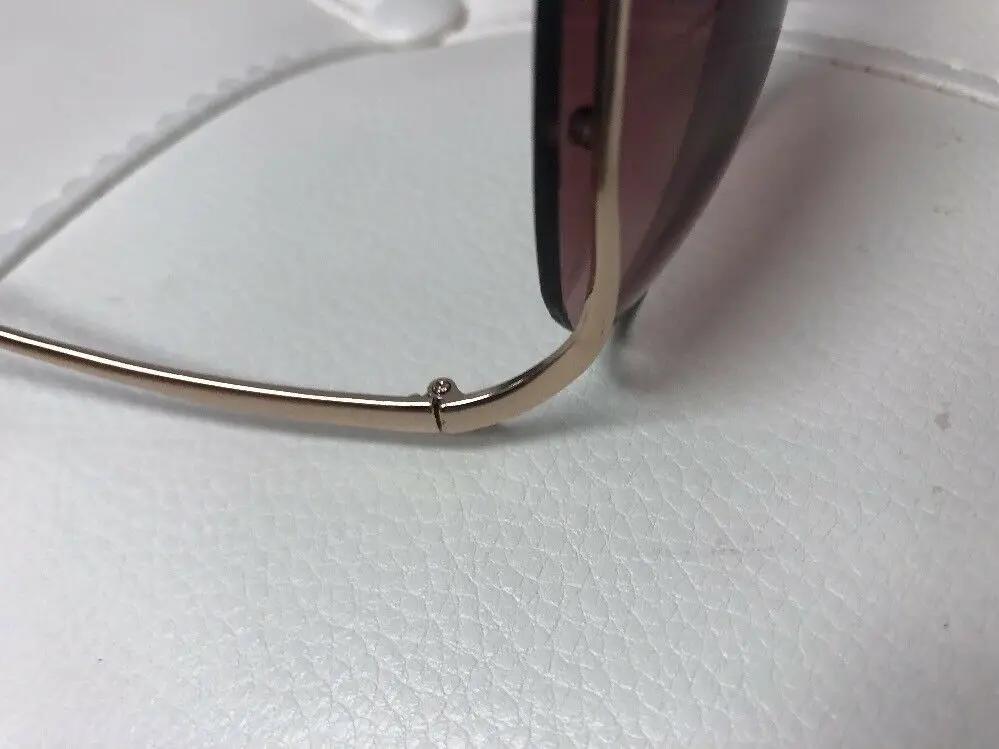 70's Vintage Oversized Rimless Large Round Clear Lenses Women Big XXL Sunglasses by Fashion Deal