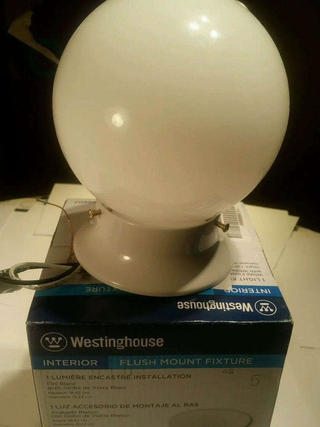 Westinghouse interior flush mount fixture 1 limere encastere installation by Westinghouse