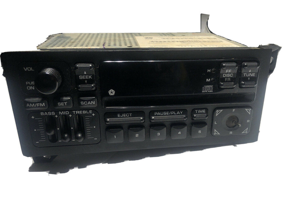 1996 1997 1998 1999 2000 Chrysler Dodge Sebring Radio and CD Player RBR