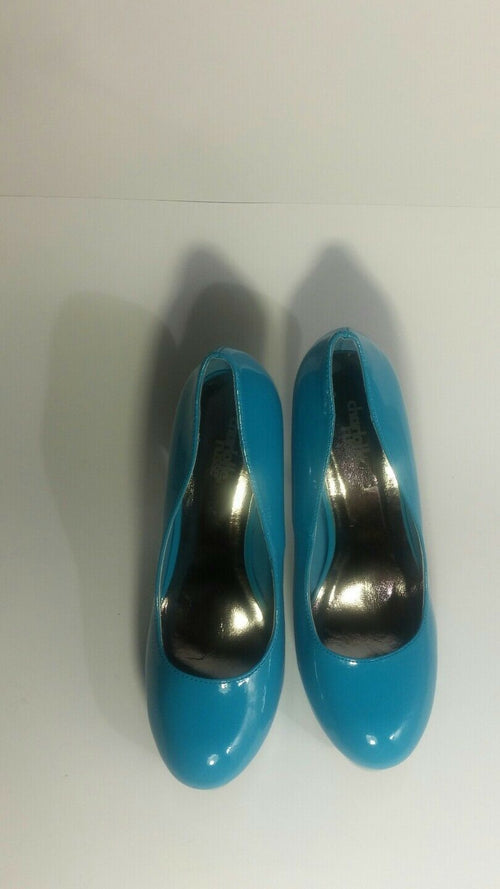 WOMENS SHOES CHARLOTTE RUSSE SIZE 8 HIGH HEEL TEAL SOES NEW WITHOUT TAG stiletto