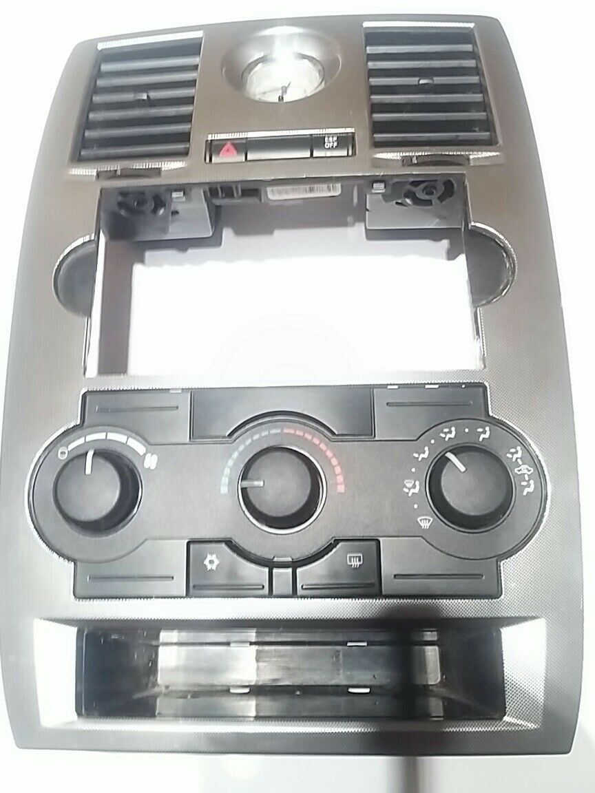 06-08 DODGE CHARGER AC CONTROL CLIMATE HEATER TEMPERATURE & BEZEL  55111870AI