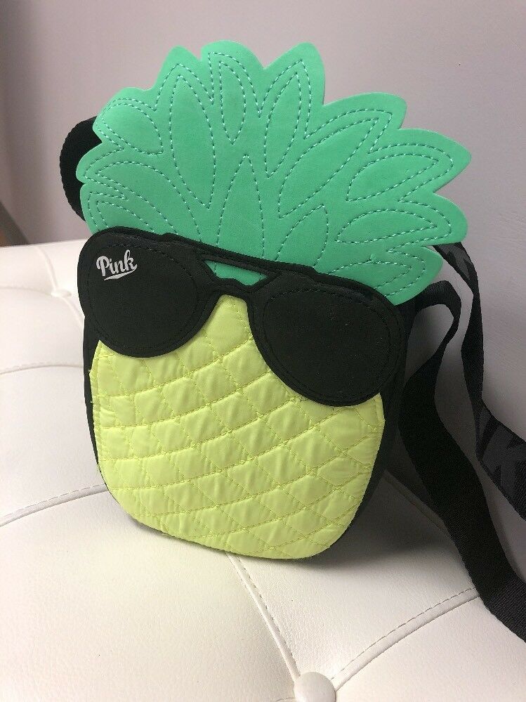 Pink Victoria's secret pineapple cooler /lunch bag