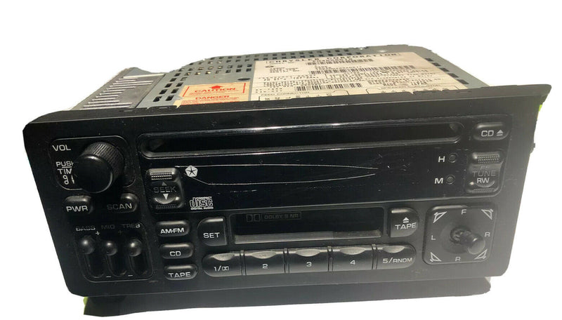 Dodge Chrysler Jeep CD Cassette Radio Player