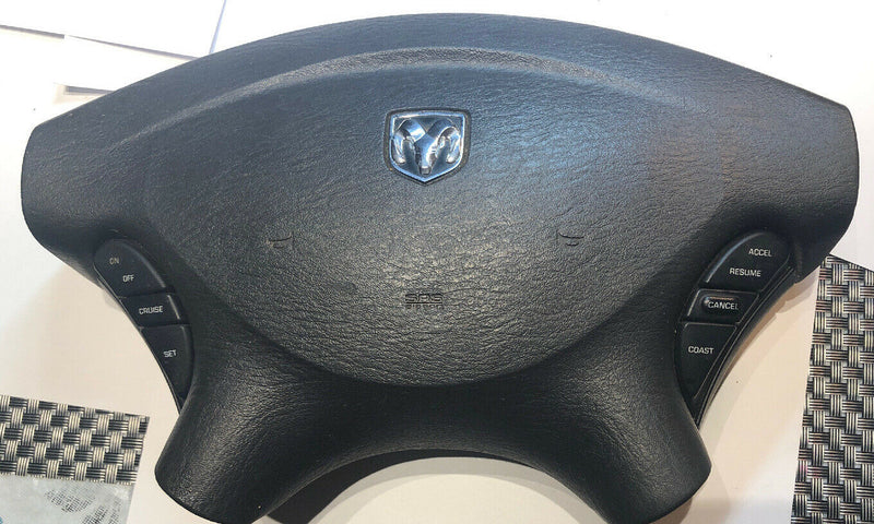 05 DODGE CARAVAN SE VAN DRIVER WHEEL AIRBAG W/CRUISE CONTROL SWITCH OEM 1793-5