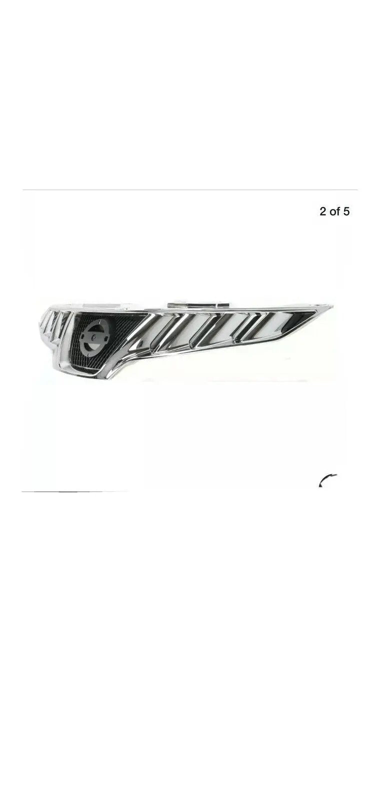 OWM Grille For 2009-2010 Nissan Murano Chrome Shell w/ Black Insert Plastic by Perfect Fit
