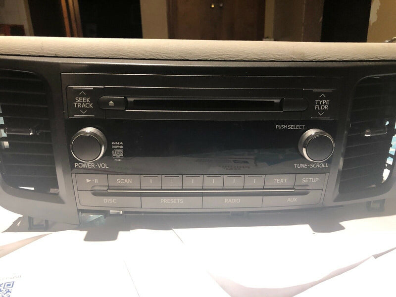 2011-2014 Toyota Sienna OEM AM FM Radio Single CD Player 86120-08270 Face P1842