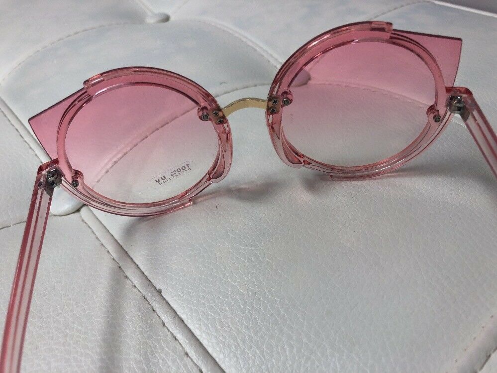 Pinknoversized Sunglasses Night Owl Style