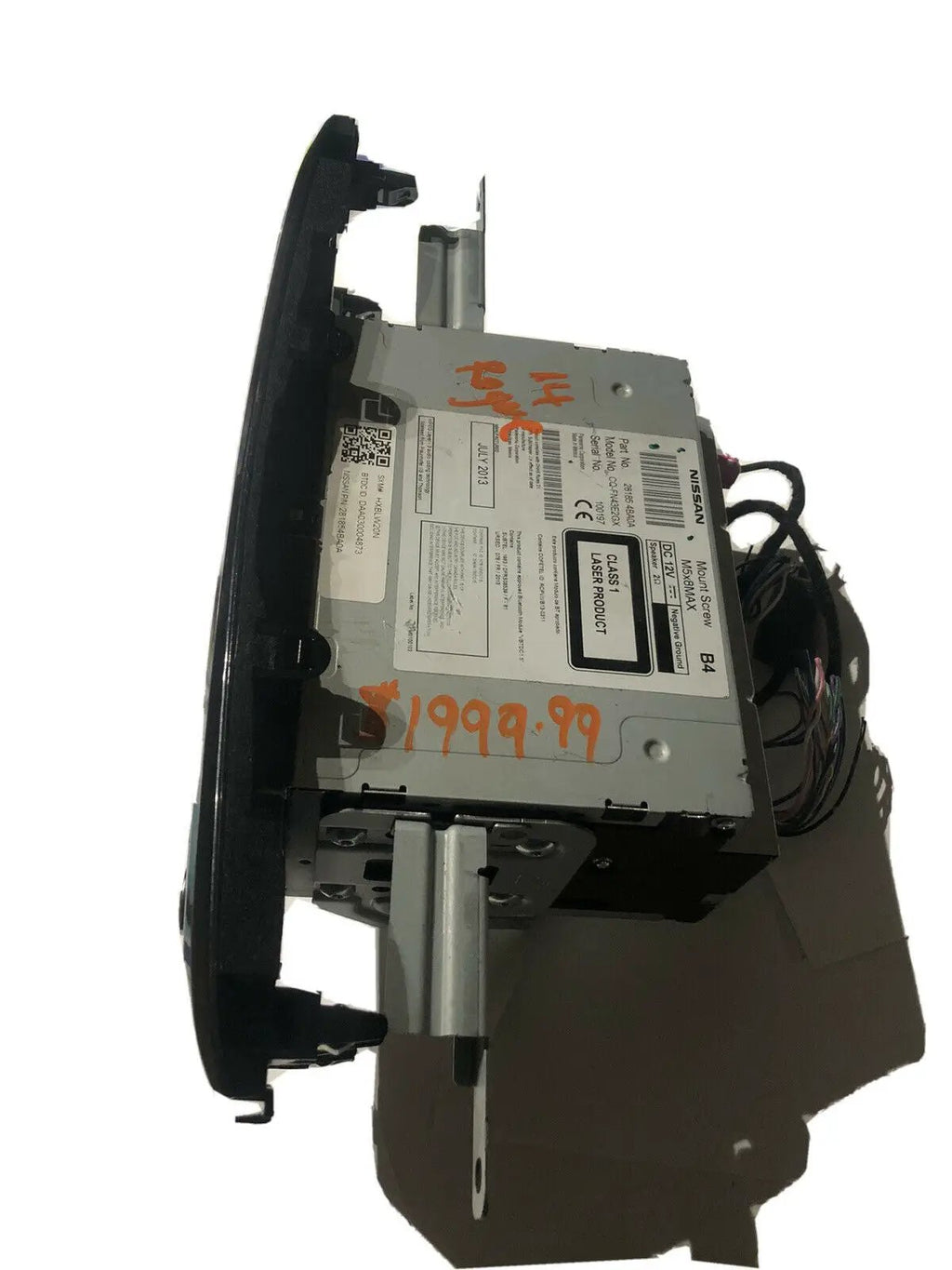 2014-2016 Nissan Rogue AM FM CD Navigation Radio Receiver 25915-4BA0A OEM by Nissan