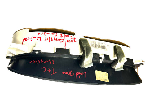 78K  Miles Speedometer Cluster With White Faced Gauges 2000 TOWN COUNTRY 354747