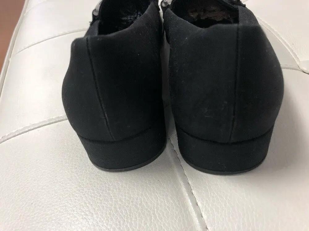 Prada Sport Black Nylon Ballet Flats Size 381/2 by Prada Sport