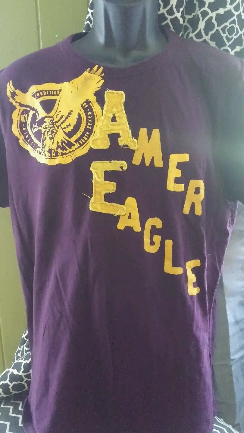 Tshirt American Eagle purple color large in size by American Eagle