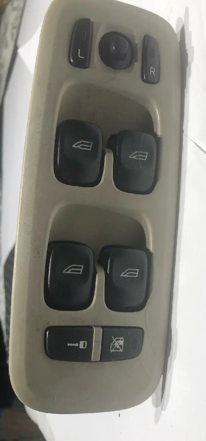 Volvo OEM Tan Left Master Window Switch 30658146 S60 S80 V70 XC70 XC90 99-08 by Volvo
