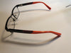 Nike Eyeglasses 001/125 Black Red Frame / Clear Lenses (NO CASE)