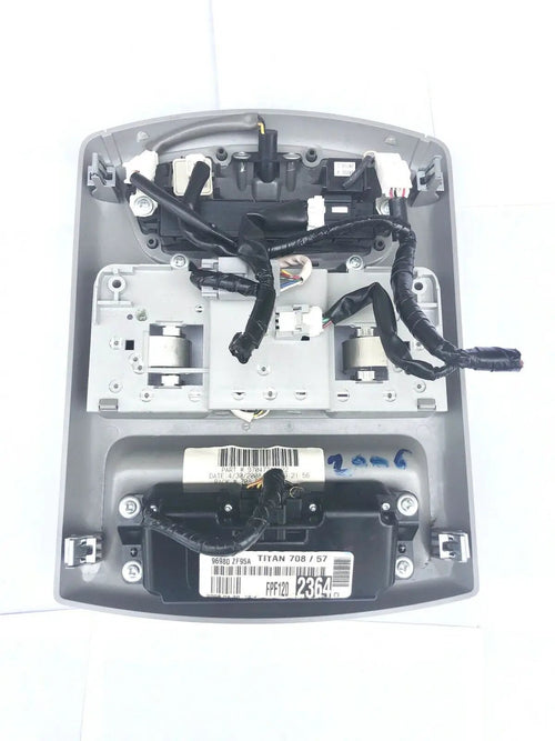07-09 Nissan Quest Overhead Console Dome Light Sunroof Door Rear Heat Switches by Nissan