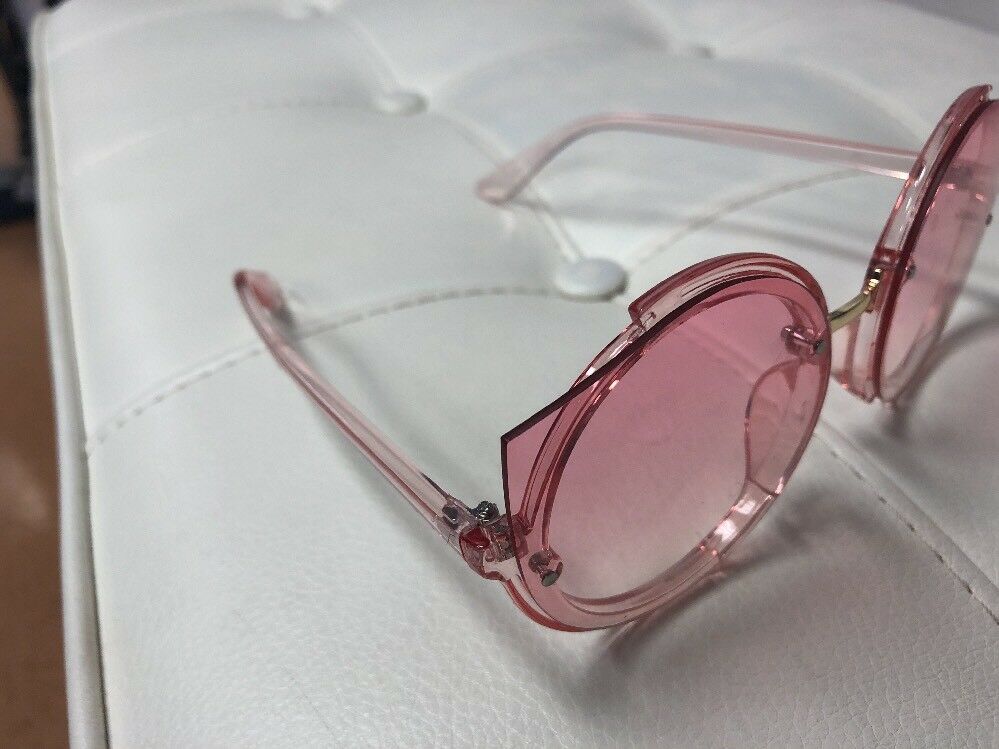 Pinknoversized Sunglasses Night Owl Style