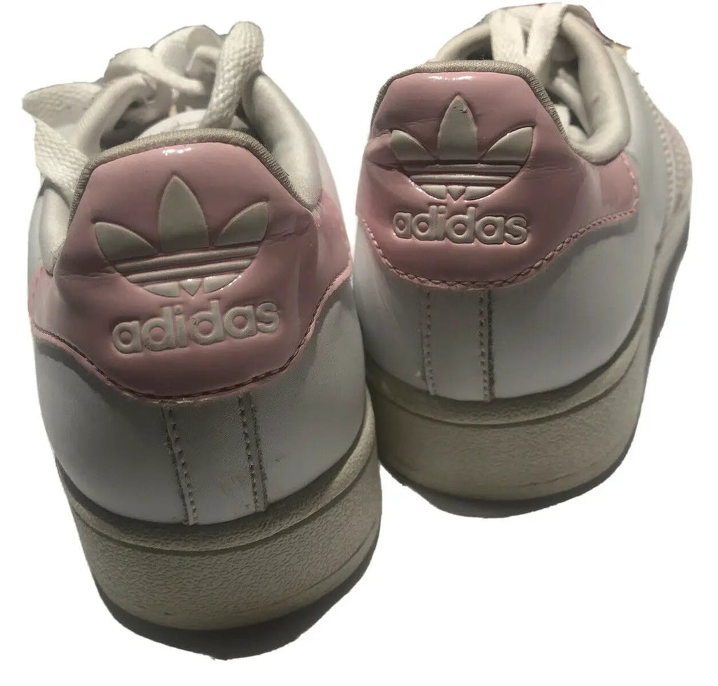 ADIDAS Superstar All White Shell Toe Shoes Mens Size 6 Basketball Classic EUC by adidas