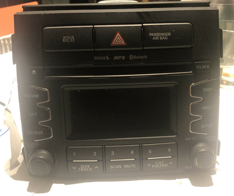 2012 2013 KIA SOUL Radio Receiver, w/o navigation; AM-FM-SAT-CD PLAYER  OEM