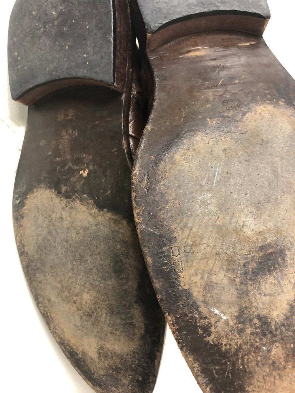 Mens Just Cavalli Brown Leather Boots Size 401/2